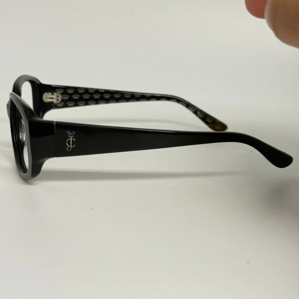 Juicy Couture JU 507/S 0807 Y7 Black Eyeglasses Frames 53-16-135 Crown Detail